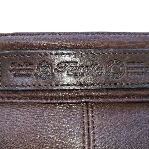 Fossil Vintage Crossbody Bag, Leather Brown 75082 - Picture 10 of 10